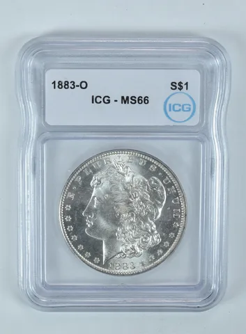 1883-O Morgan Silver Dollar MS66 ICG