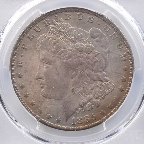 1885-O Morgan Silver Dollar MS64 PCGS Beautiful Tone *2380