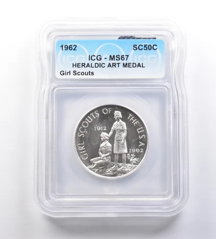 1962 So-Called Half Dollar Girl Scouts MS67 ICG *7198