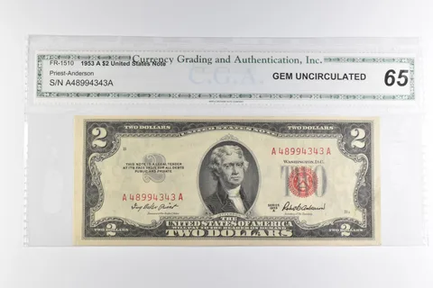 $2 1953-A United States Note Red Seal FR-1510 *8144
