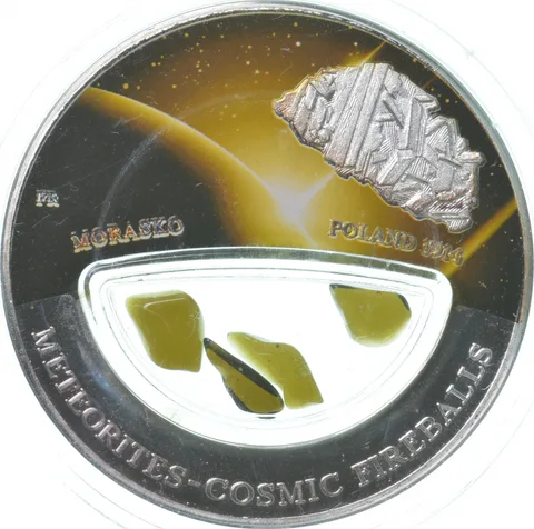 2013 Fiji 10 Dollars Meteorites Cosmic Fireballs *8727