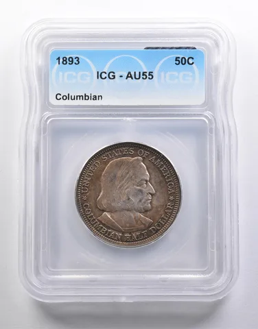 1893 Columbian Exposition Half Dollar AU55 ICG *6566