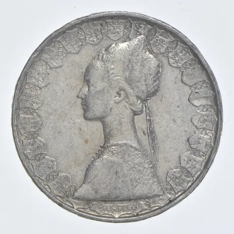 SILVER - WORLD Coin - 1958-2001 Italy 500 Lire - World Silver Coin *882