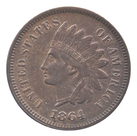 1864-L Indian Head Cent Bronze *9061