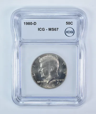 1980-D Kennedy Half Dollar MS67 ICG