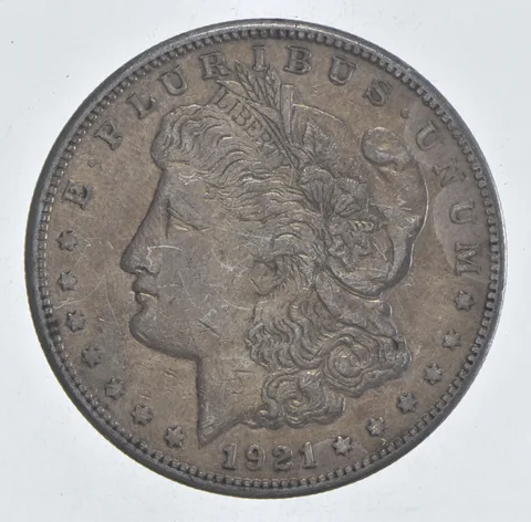 1921-S Morgan Silver Dollar - Last Year Issue 90% $1 Bullion *500
