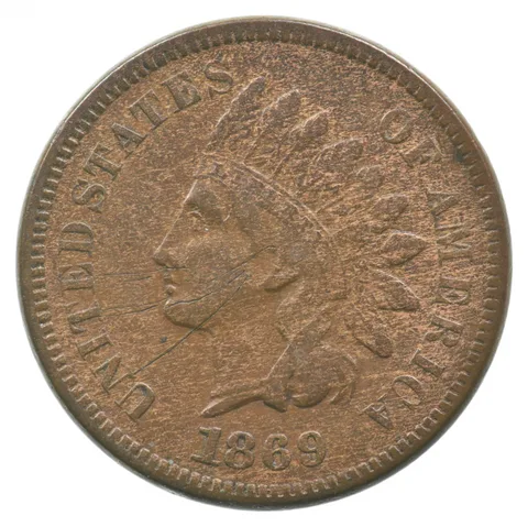 1869 Indian Head Cent *7194