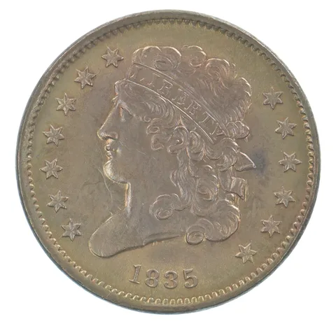 1835 Classic Head Half Cent Beautiful Tone *4755
