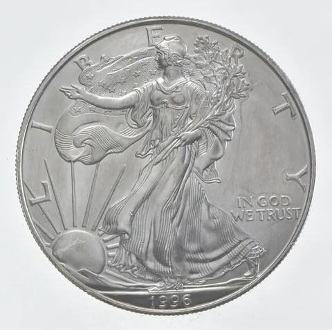 Rarest 1996 American Silver Eagle - Key Date - Rare LOW MINTAGE *375