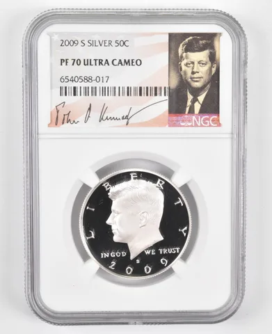 2009-S Kennedy Half Dollar Silver PF70 UCam - NGC Special Lbl