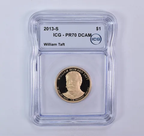 2013-S Presidential $1 William Taft PR70 DCAM ICG