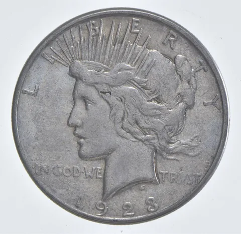 Better - 1923-S Peace Silver Dollar - 90% US Coin *713