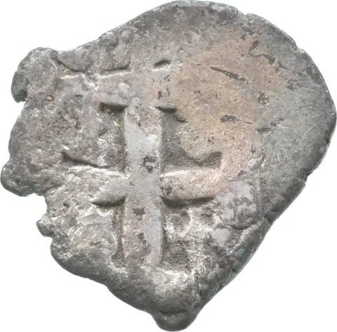 1756 Q Bolivia (Potosi) 1/2 Real Shipwreck Coin 1.3g *9562