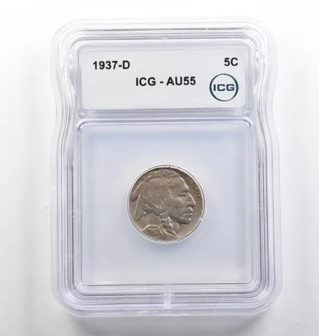 1937-D Indian Head Buffalo Nickel AU55 ICG *3997