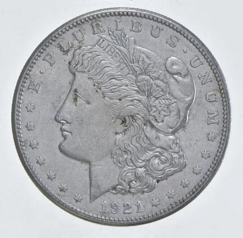 1921-S Morgan Silver Dollar - Last Year Issue 90% $1 Bullion *523