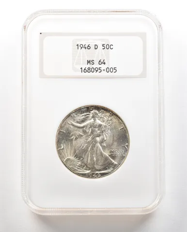 1946-D Walking Liberty Half Dollar MS64 NGC PQ a4770
