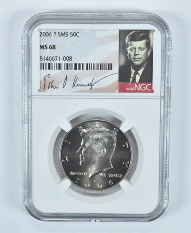 2006-P Kennedy Half Dollar SMS MS68 NGC Special Label
