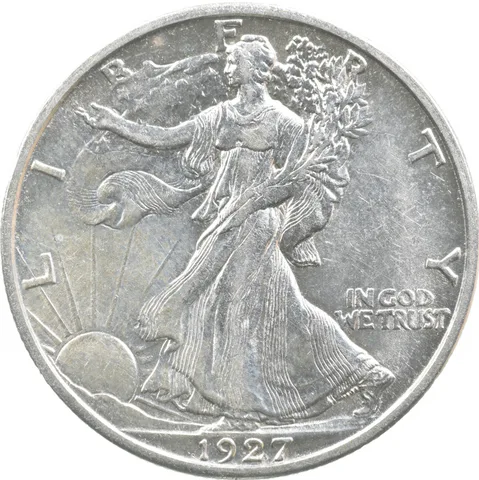 1927-S Walking Liberty Half Dollar a6253