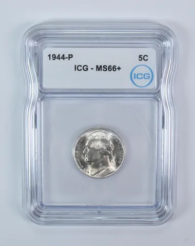 1944-P Jefferson Nickel MS66+ ICG