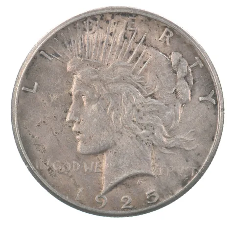 1925 Peace Silver Dollar Beautiful Tone *7598