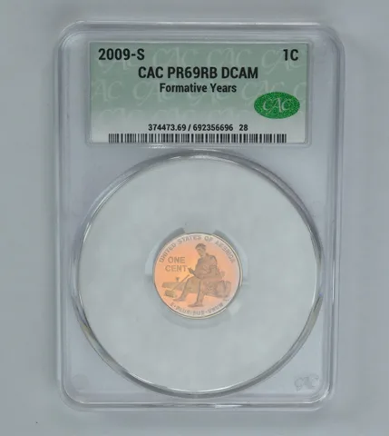 2009-S Lincoln Cent Formative Years PR69 RB DCAM CAC CACg Beautiful Tone a1001