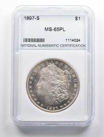 1897-S Morgan Silver Dollar a4908