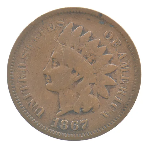 1867 Indian Head Cent *6988