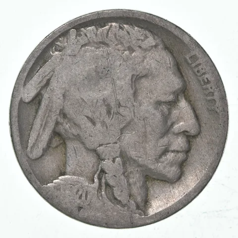 1920 (P) Indian Head Buffalo Nickel Average Circ