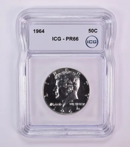1964 Kennedy Half Dollar PR66 ICG