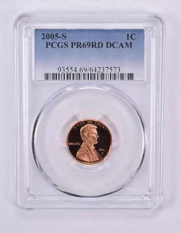 2005-S Lincoln Memorial Cent PR69 DCAM PCGS Blue Label