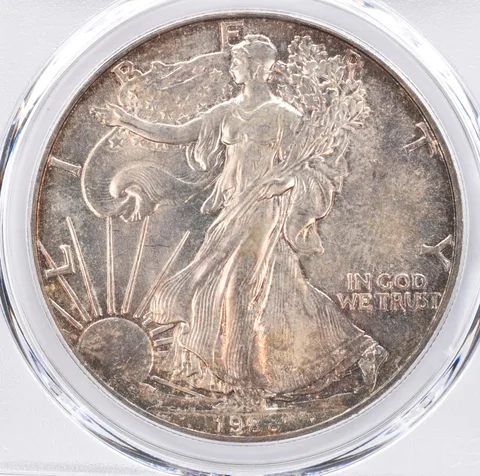 1988 American Silver Eagle MS66 PCGS Beautiful Tone *1414