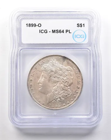 1899-O Morgan Silver Dollar MS64 PL ICG a1788