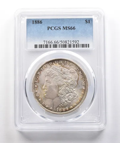 1886 Morgan Silver Dollar MS66 PCGS *1593