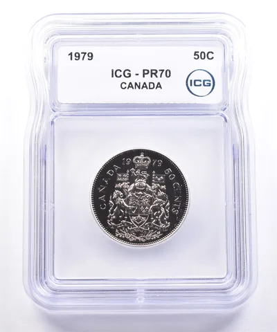 1979 Canada 50 Cents PR70 ICG