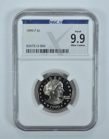1999-P Susan B Anthony $1 Proof 9.9 UCAM NGC X NGCX