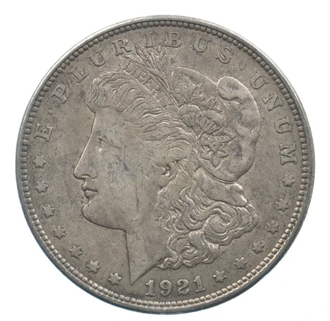 Early - 1921 Morgan Silver Dollar - 90% US Coin *456