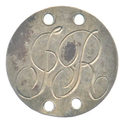 1850s Three Cent Silver Trime Love Token JR Victorian *5481