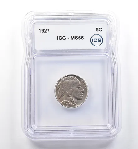 1927 Indian Head Buffalo Nickel MS65 ICG *0304