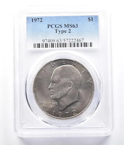 1972 Eisenhower $1 Type 2 MS63 PCGS *2681