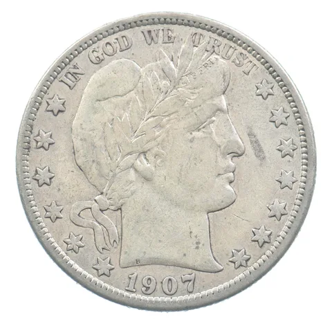 1907-D Barber Half Dollar *0070