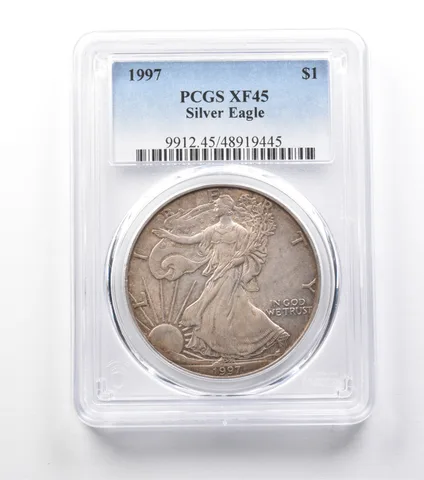 1997 American Silver Eagle XF45 PCGS Lowball Circ *9942