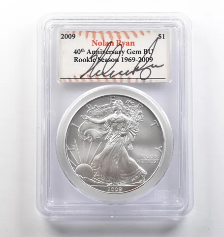 2009 American Silver Eagle Nolan Ryan Gem BU PCGS *4032