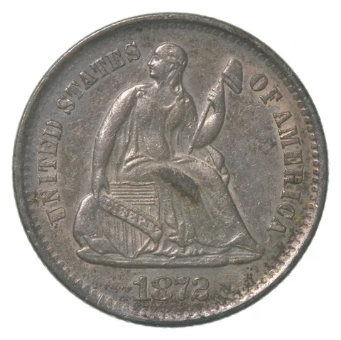 1872-S Seated Liberty Half Dime a6277