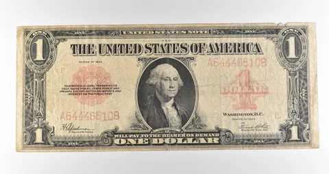 1923 $1 Legal Tender Red Seal Large Note Fr#40 *4662