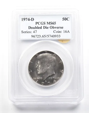 1974-D Kennedy Half Dollar DDO MS65 PCGS *2153
