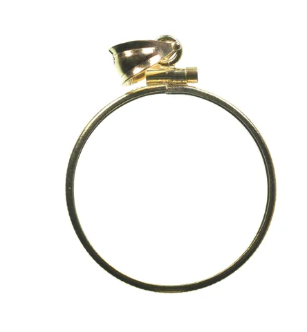 14K 23mm Gold Filled $2.50 US Quarter Coin Bezel Pendant Frame Edge a1291