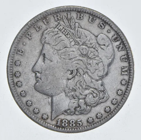 Early - 1885 Morgan Silver Dollar - 90% US Coin *886