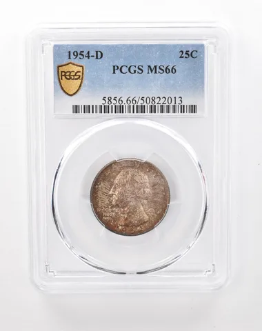 1954-D Washington Quarter MS66 PCGS Beautiful Tone PQ *0819
