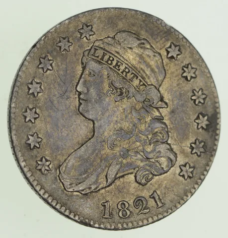1821 Capped Bust Quarter - Circulated *8136