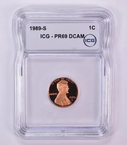 1989-S Lincoln Memorial Cent PR69 DCAM ICG